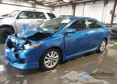 2009 Toyota Corolla S z USA, uszkodzony, nr VIN 1NXBU40E89Z004315